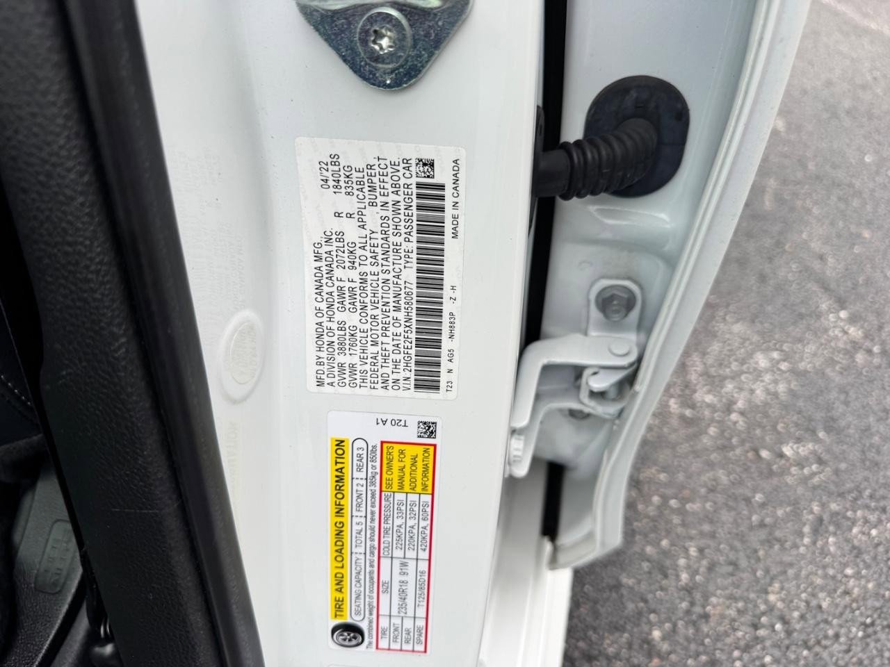 Certified 2022 Honda Civic Sport image 24