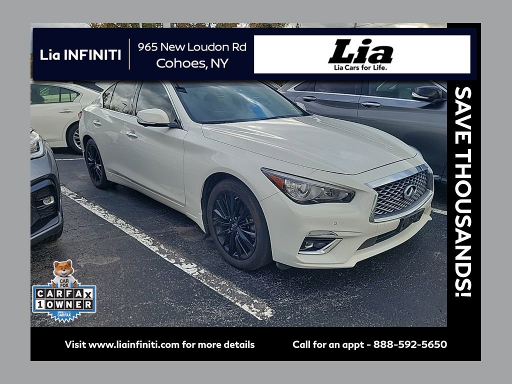 Certified 2023 INFINITI Q50 Luxe w/ Cargo Package