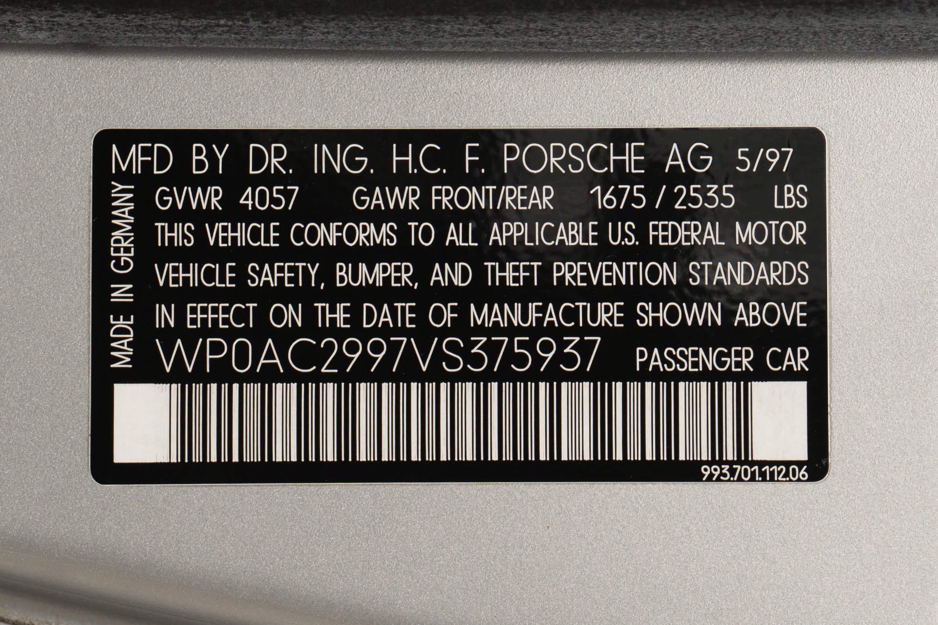 Used 1997 Porsche 911 Turbo S AWD/4WD image 76