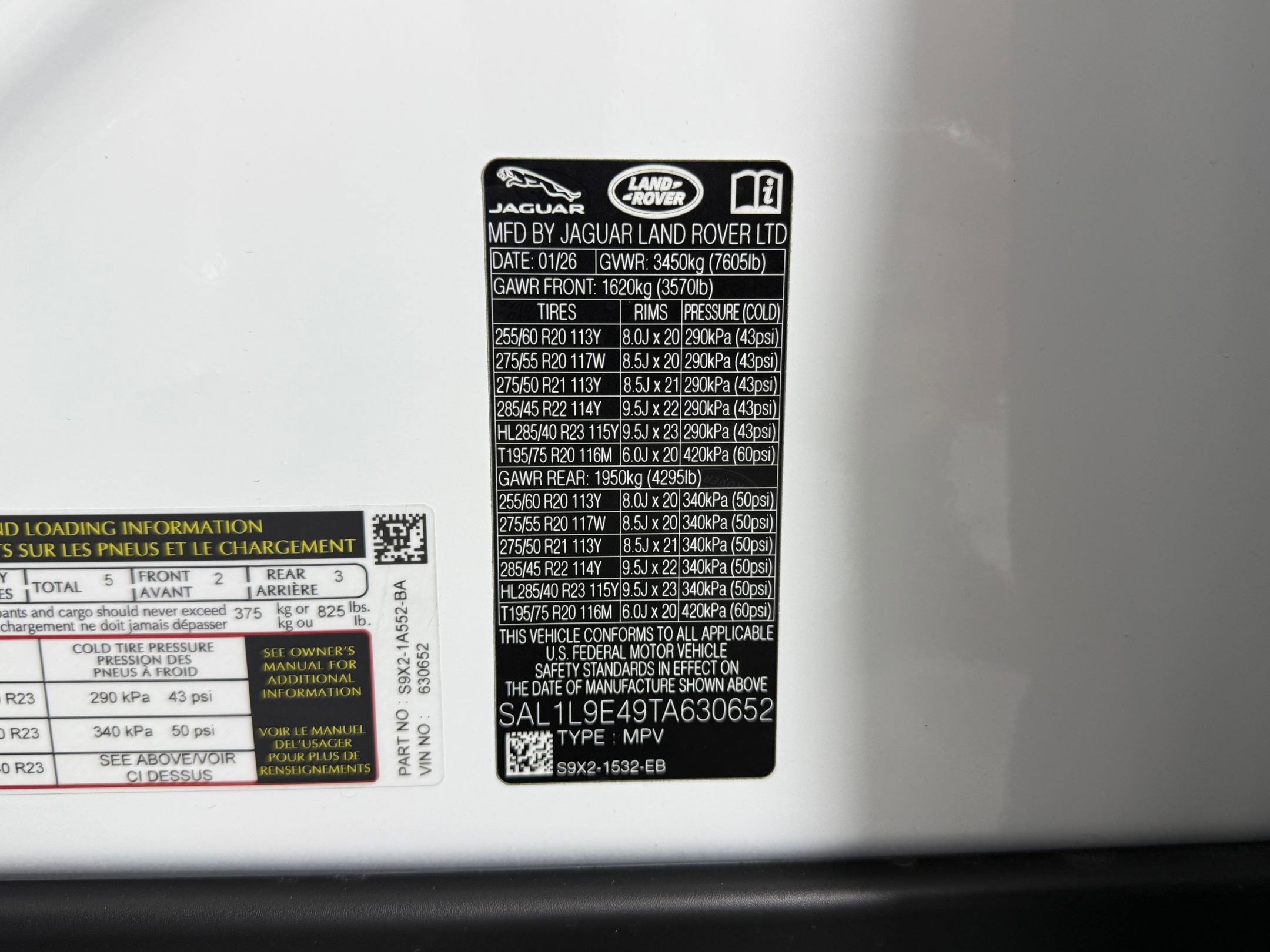 New 2026 Land Rover Range Rover Sport Dynamic SE AWD/4WD image 19