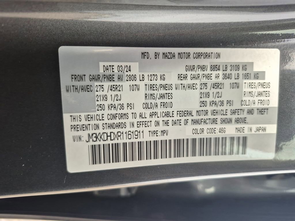 Used 2024 MAZDA CX-90 3.3 Turbo w/ Premium Package image 29