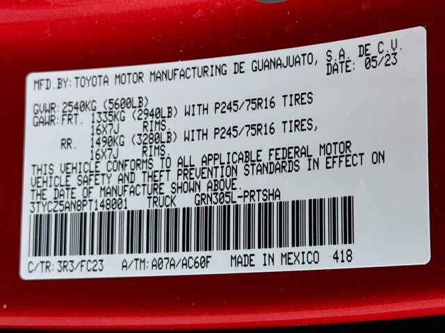 Certified 2023 Toyota Tacoma SR5 AWD/4WD image 16