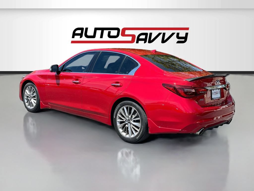 Used 2021 INFINITI Q50 Luxe w/ All Weather Package AWD/4WD image 5