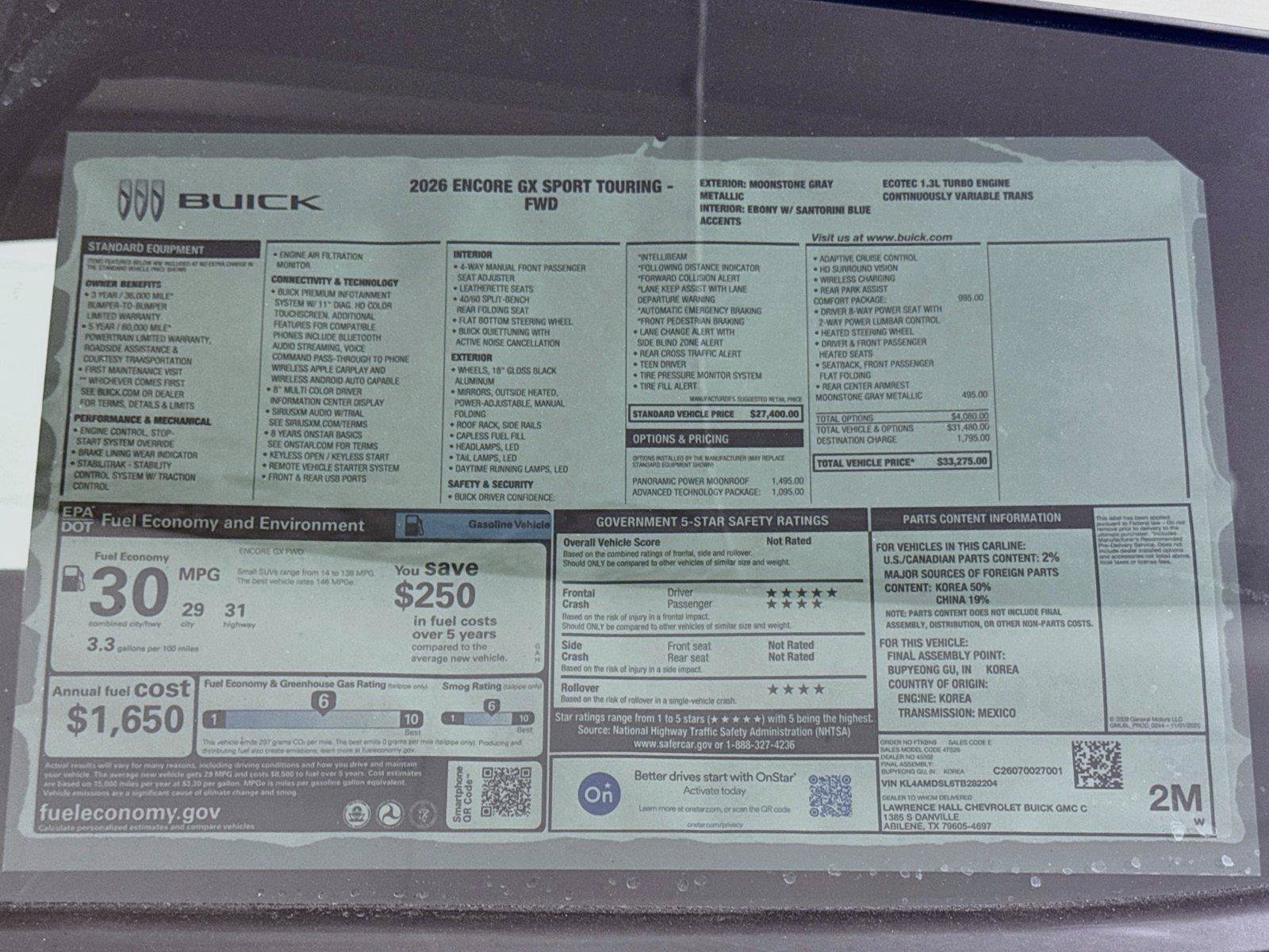 New 2026 Buick Encore GX Sport Touring w/ Advanced Technology Package FWD image 19