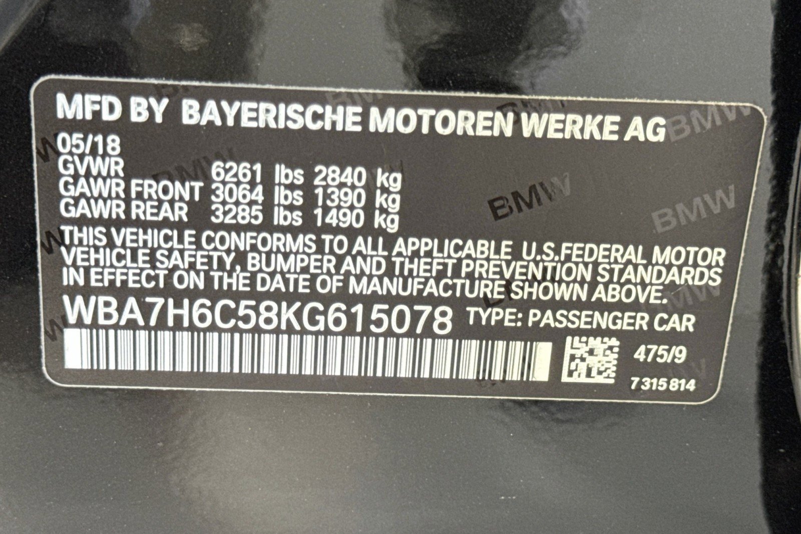 Used 2019 BMW M760i xDrive w/ Luxury Rear Seating Package image 32
