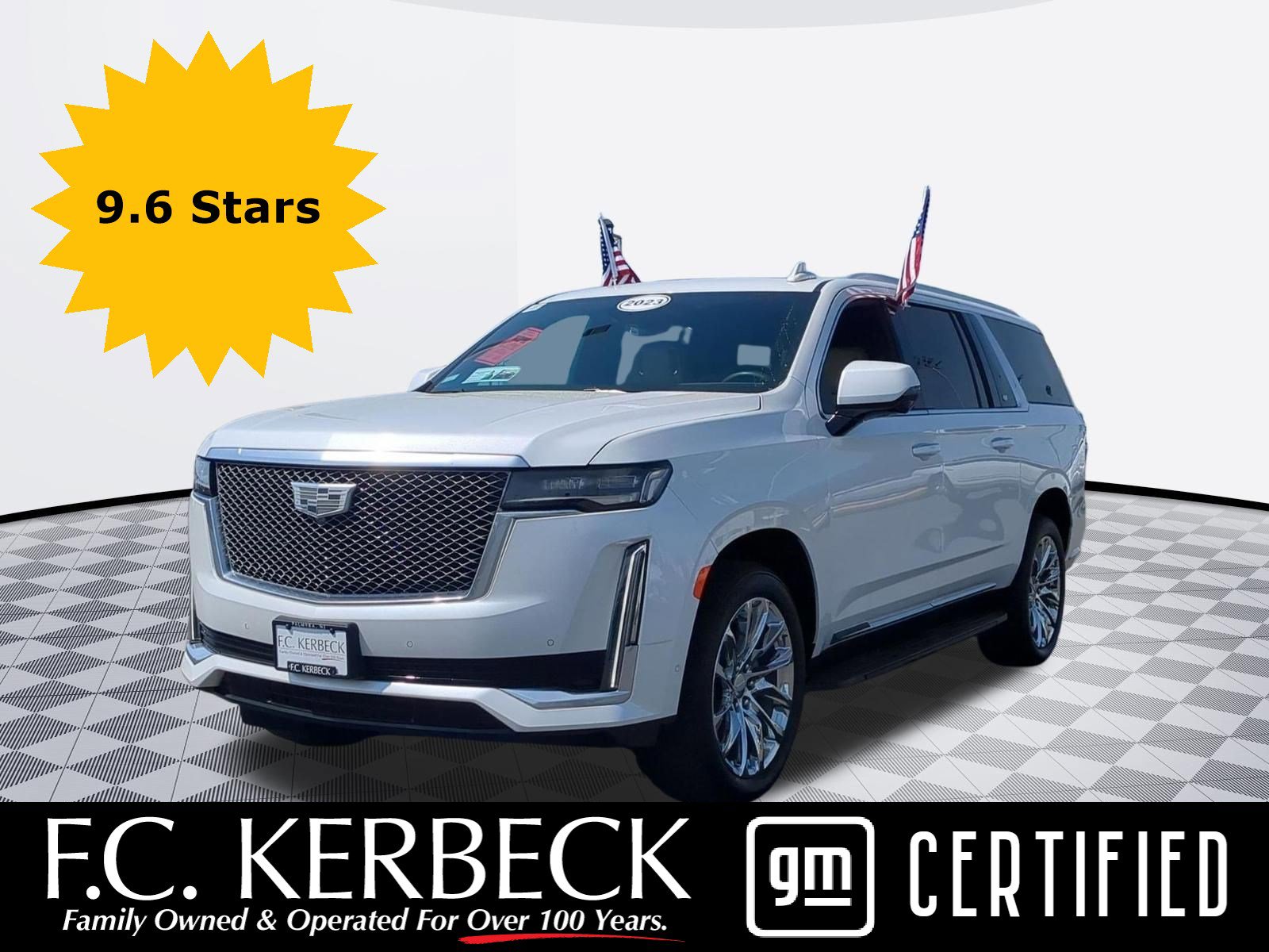 Certified 2023 Cadillac Escalade ESV Premium Luxury w/ LPO, Radiant Package AWD/4WD image 1