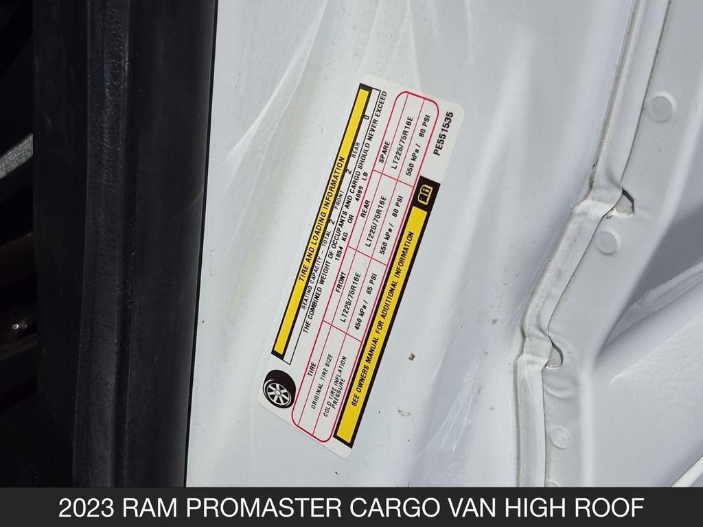 Used 2023 RAM ProMaster 2500 FWD image 24