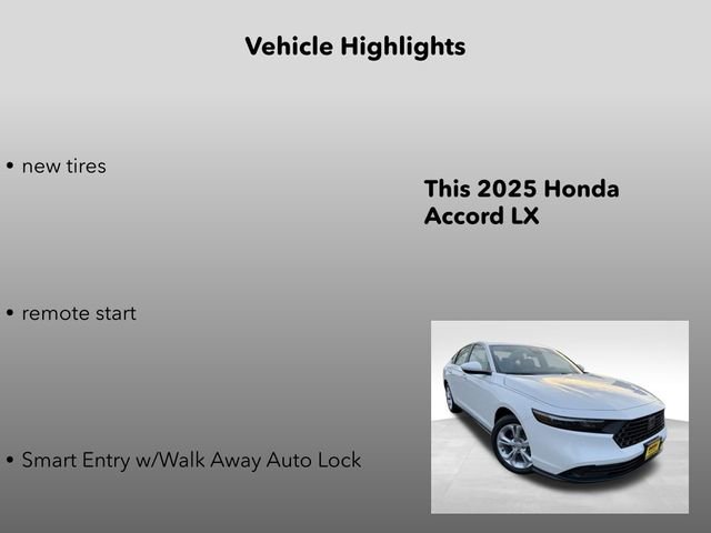 New 2025 Honda Accord LX image 15