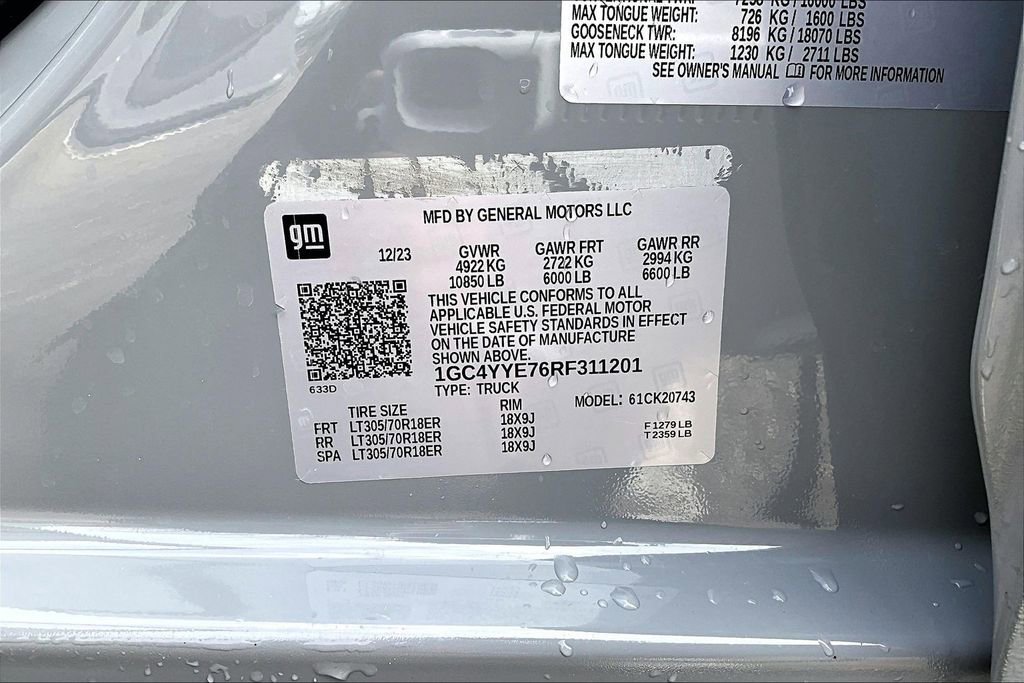 Used 2024 Chevrolet Silverado 2500 ZR2 w/ Technology Package image 36