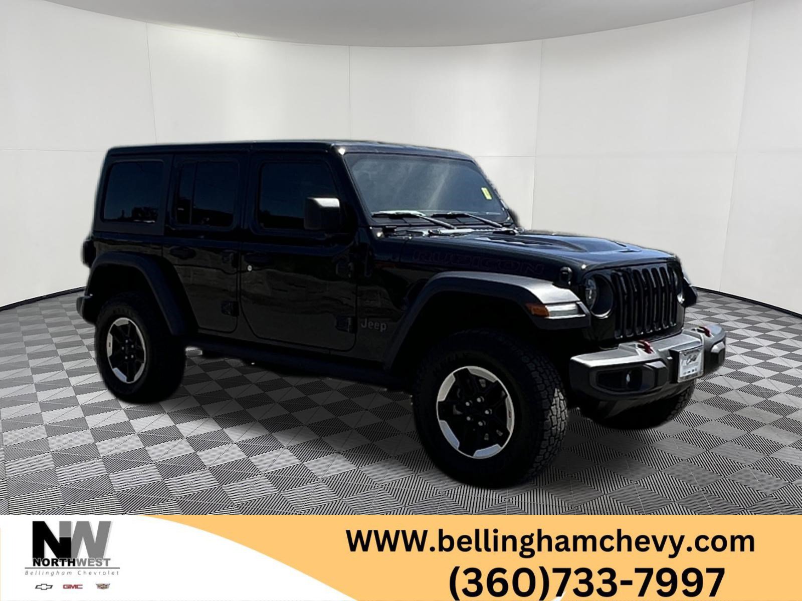 Used 2021 Jeep Wrangler Unlimited Rubicon w/ Uconnect 4C Nav & Sound Group AWD/4WD image 1