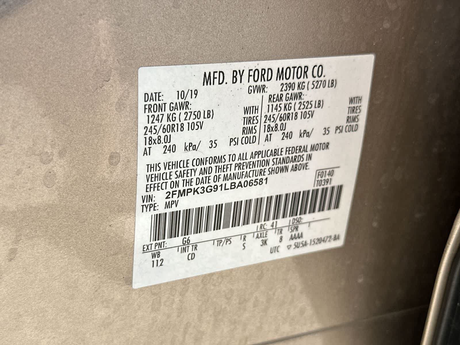 Used 2020 Ford Edge SE FWD image 22