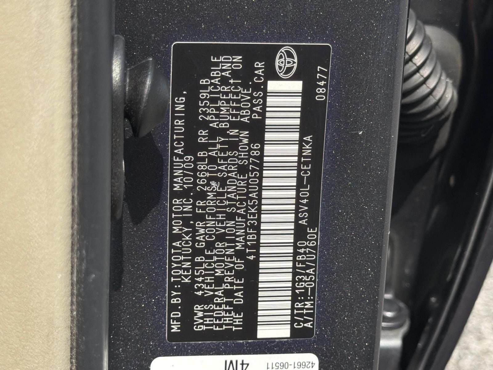 Used 2010 Toyota Camry LE FWD image 31
