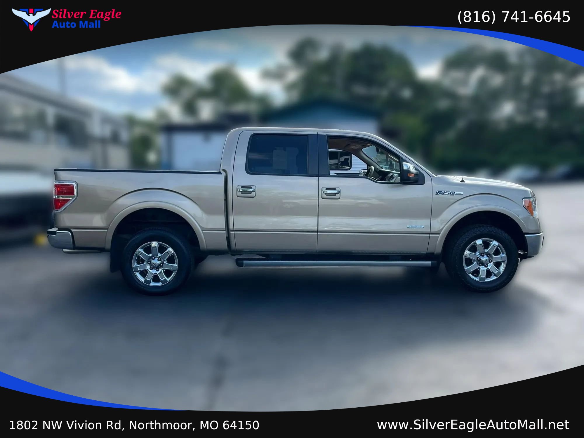 Used 2013 Ford F150 Lariat w/ Lariat Chrome Pkg AWD/4WD image 2