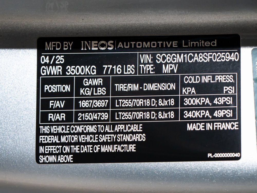 New 2025 INEOS Grenadier Station Wagon AWD/4WD image 23