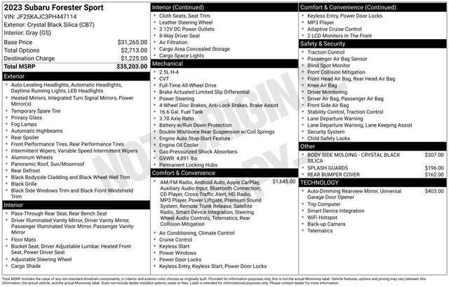 Used 2023 Subaru Forester Sport image 5