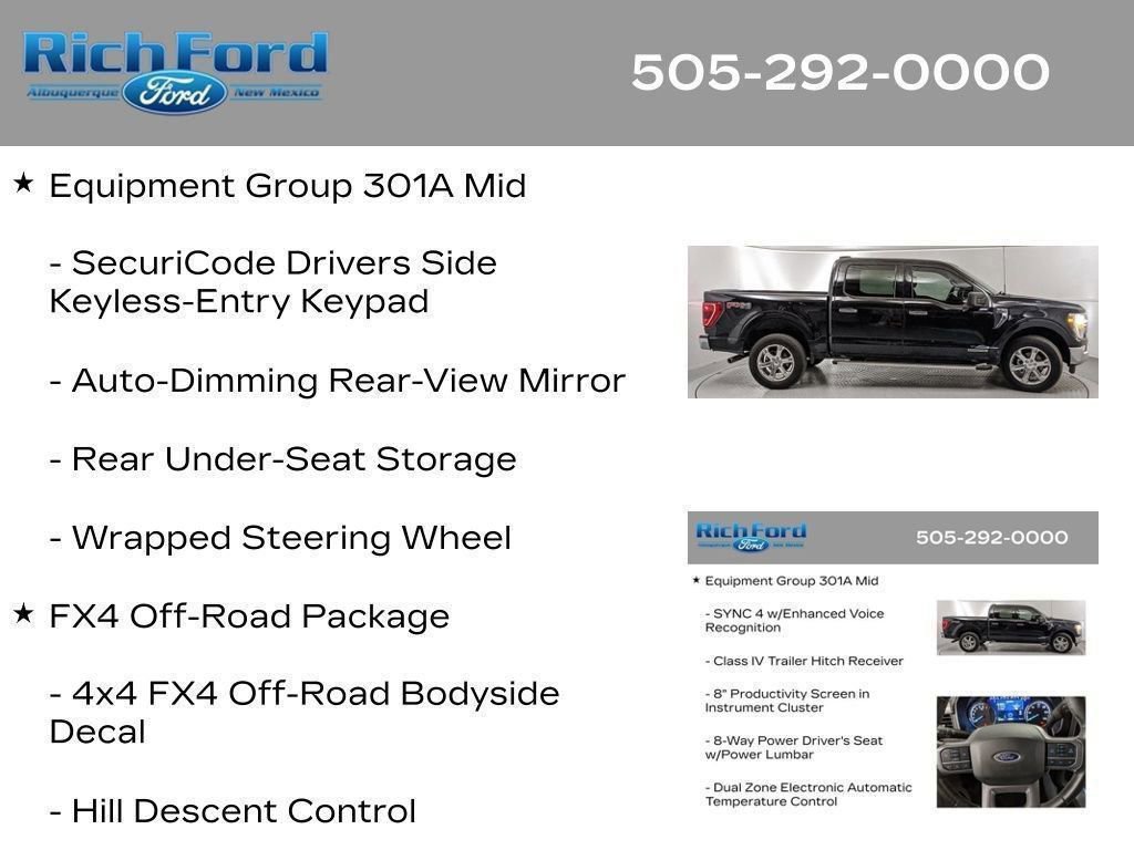 Certified 2023 Ford F150 XLT w/ Equipment Group 301A Mid AWD/4WD image 38