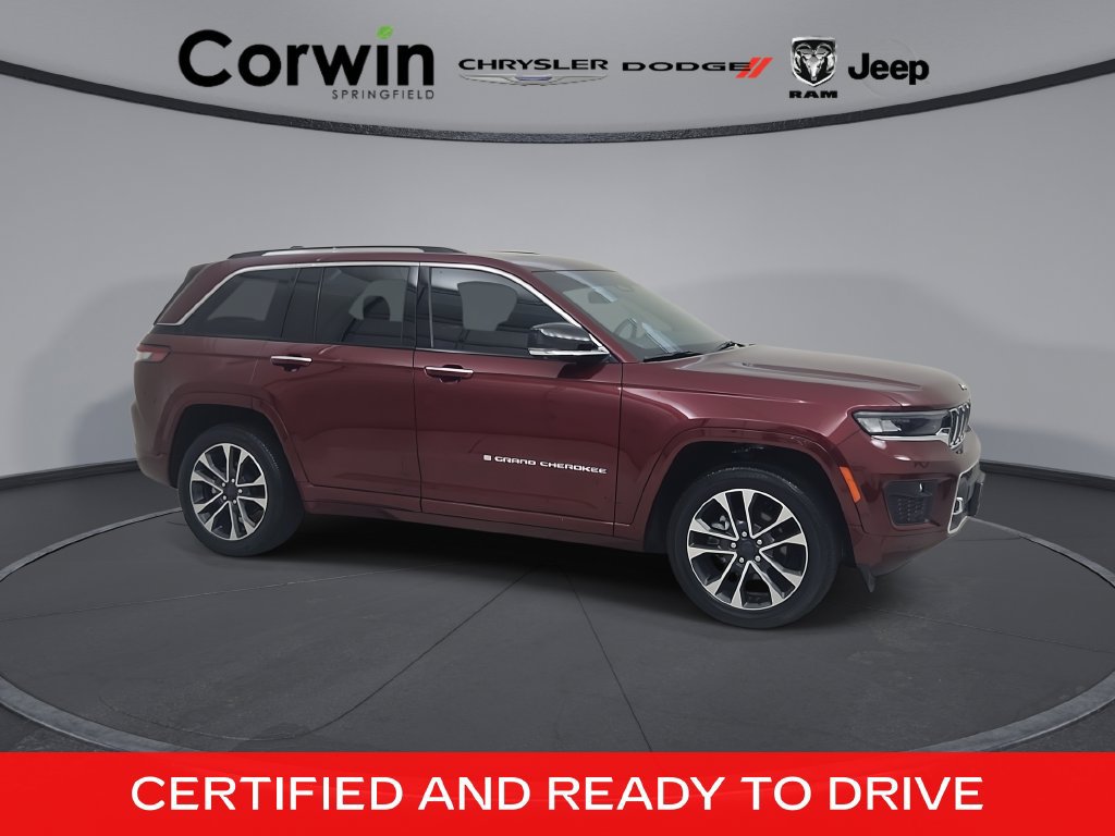 Certified 2023 Jeep Grand Cherokee Overland w/ Adv Protech Group III AWD/4WD 360° Tour