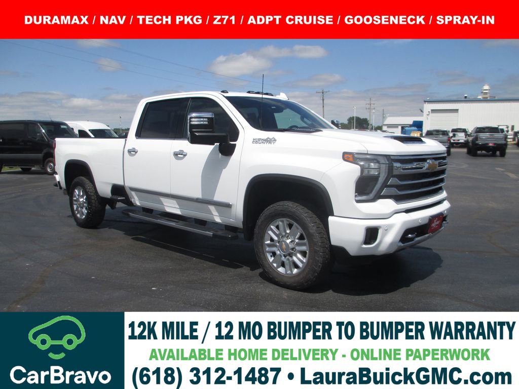Used 2024 Chevrolet Silverado 3500 High Country w/ Technology Package AWD/4WD image 1