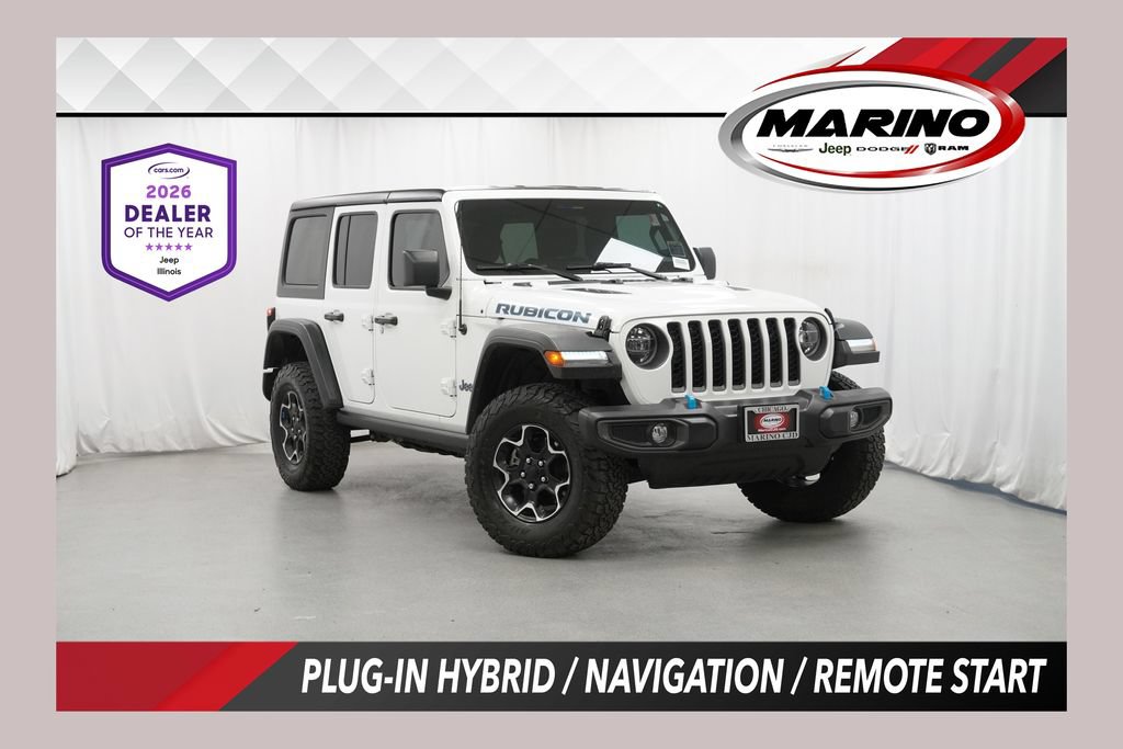Used 2022 Jeep Wrangler Unlimited Rubicon 4xe w/ Dual Top Group AWD/4WD image 1
