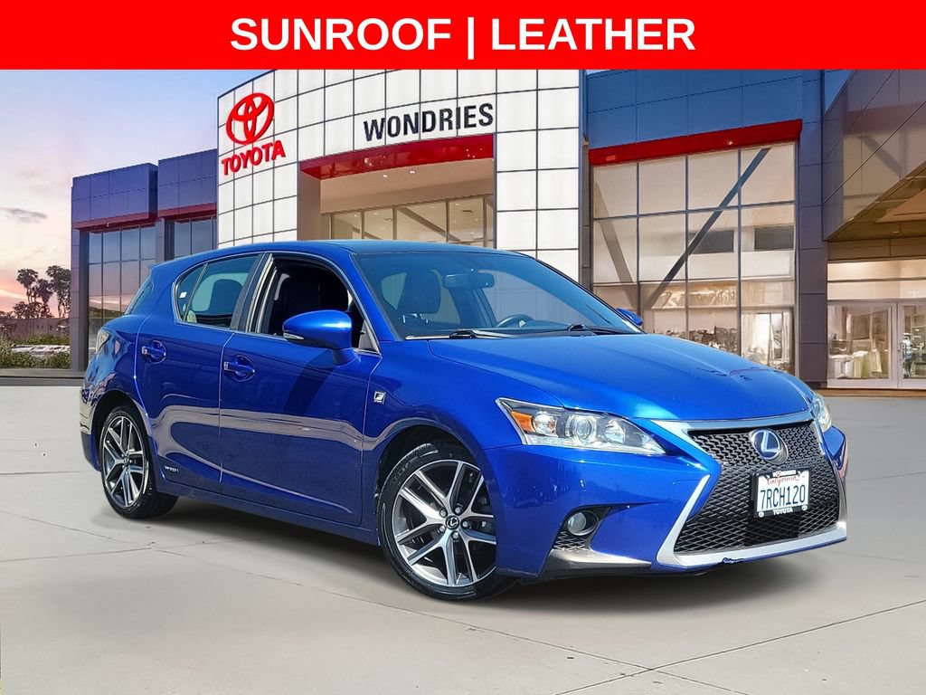 Used 2015 Lexus CT 200h w/ F Sport w/Nuluxe Interior