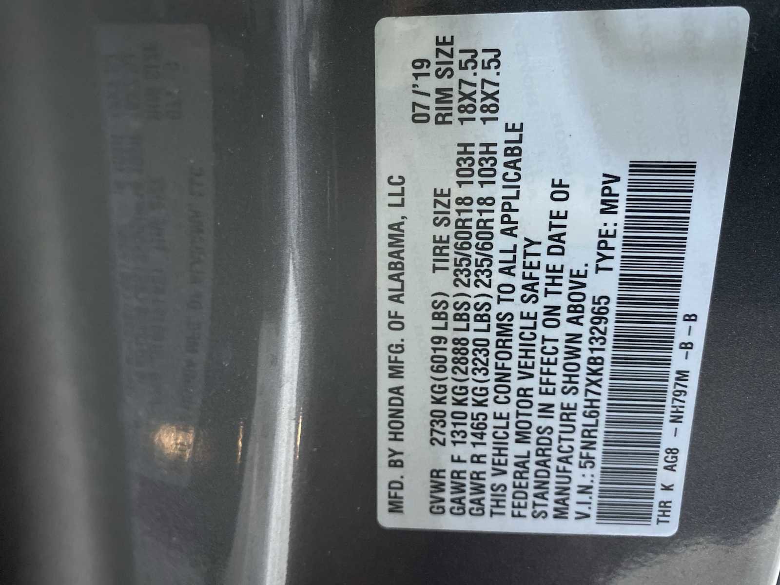 Used 2019 Honda Odyssey EX-L image 21