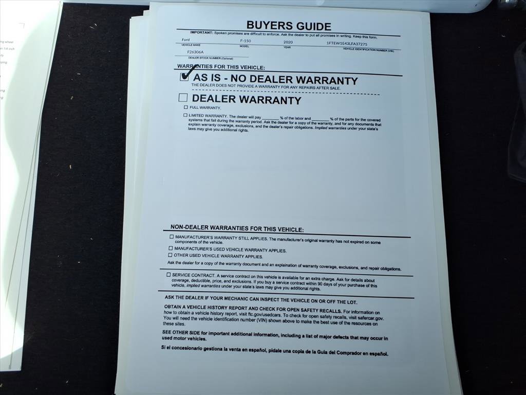 Used 2020 Ford F150 Lariat w/ Equipment Group 502A Luxury image 38