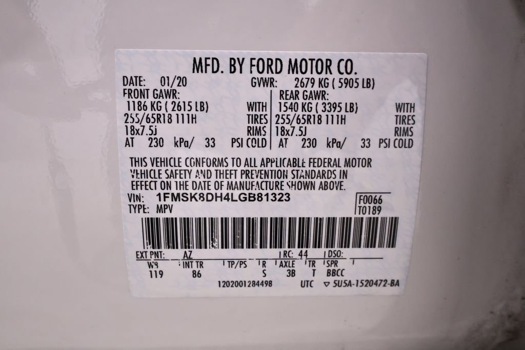 Certified 2020 Ford Explorer XLT w/ Comfort Package image 49