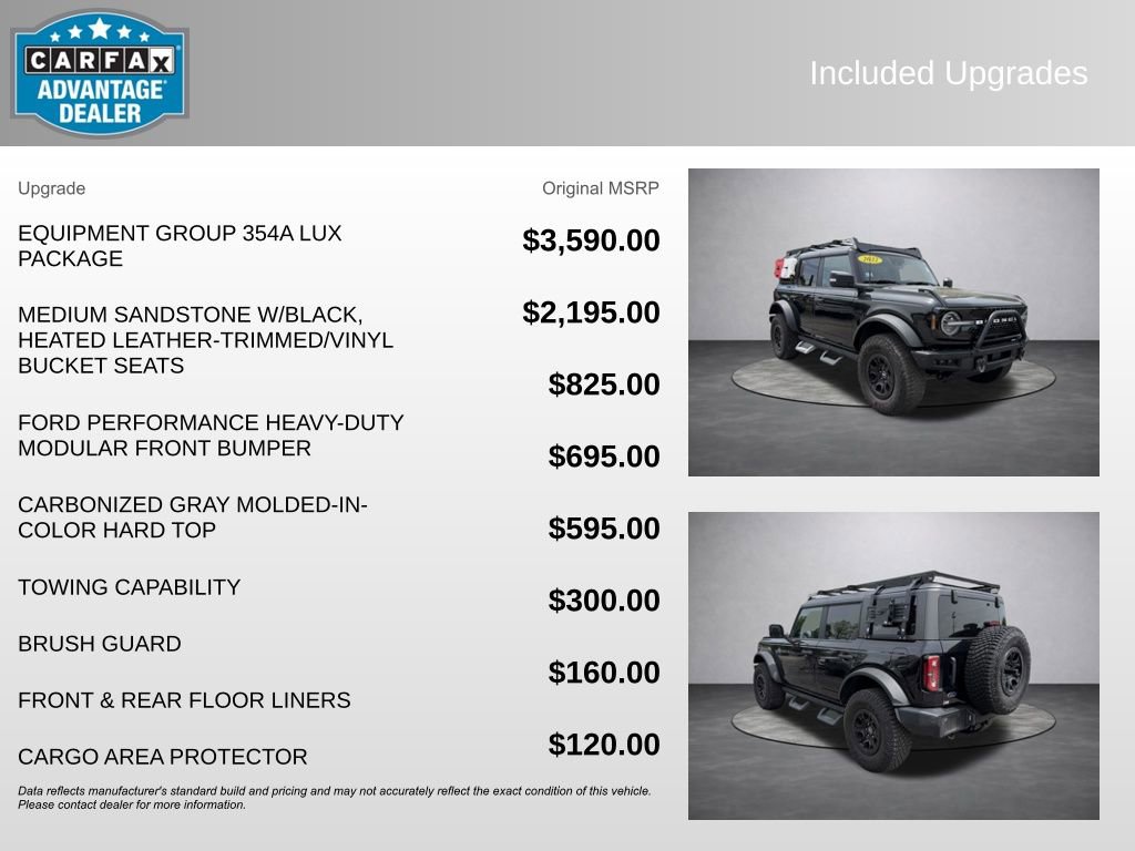 Used 2022 Ford Bronco Wildtrak AWD/4WD image 5