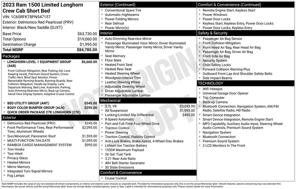 Used 2023 RAM 1500 Limited AWD/4WD image 3