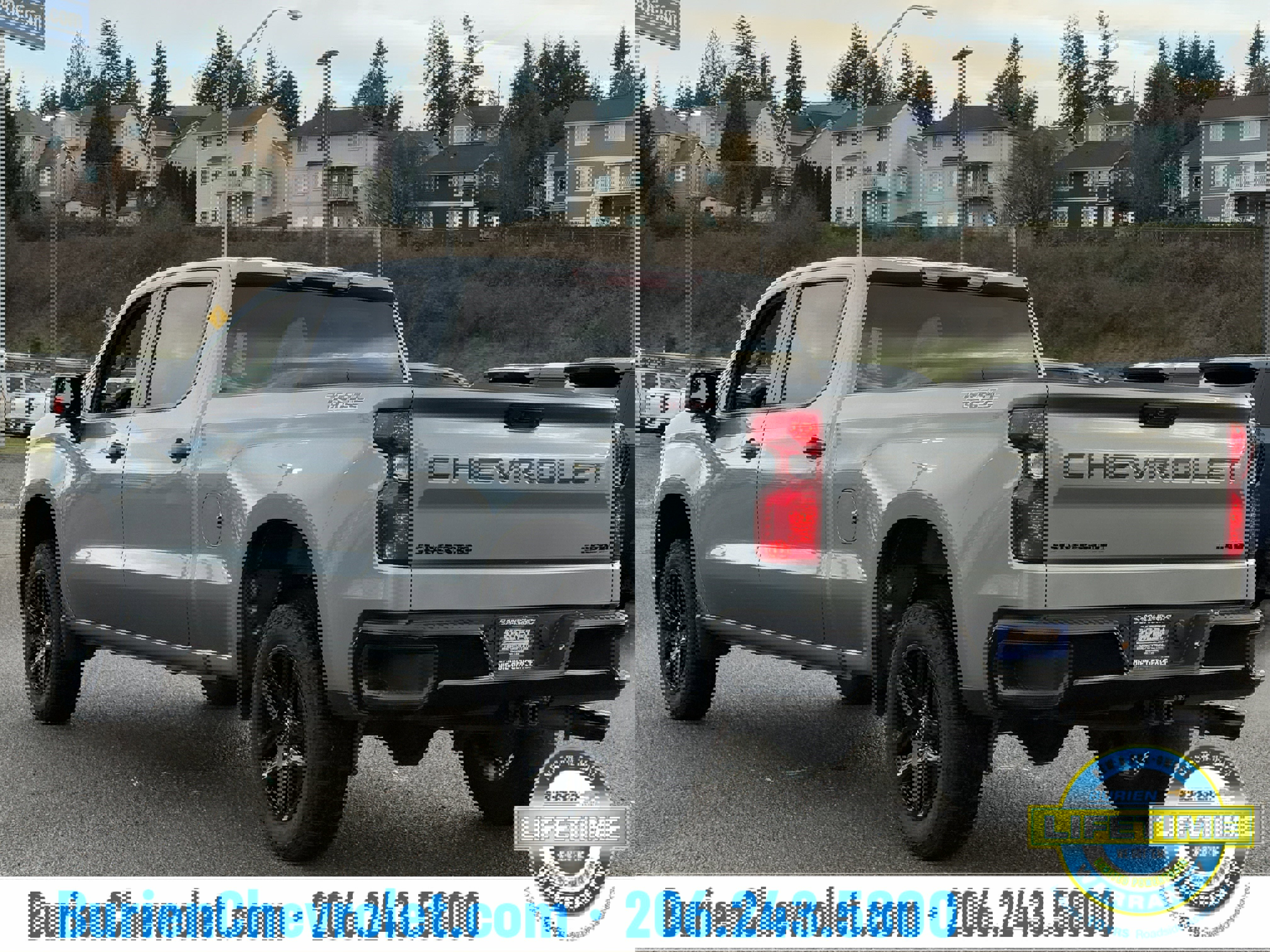 Used 2023 Chevrolet Silverado 1500 Custom Trail Boss w/ LPO, Dark Essentials Package image 3