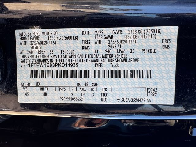 Certified 2023 Ford F150 Lariat w/ Equipment Group 502A High image 32