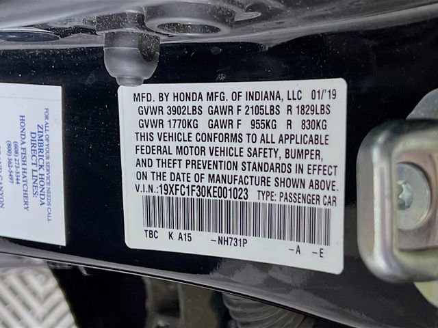 Used 2019 Honda Civic EX image 27