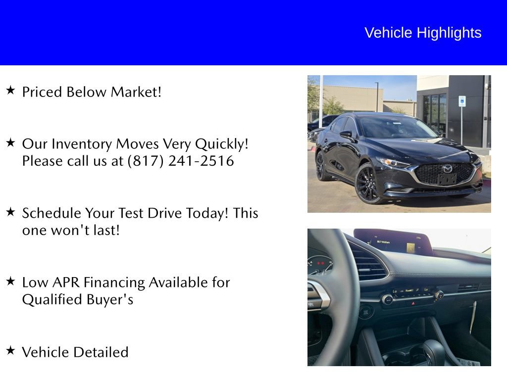 New 2026 MAZDA MAZDA3 s Sport image 9