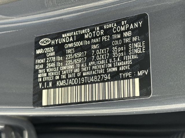 New 2026 Hyundai Tucson Blue SE AWD/4WD image 33