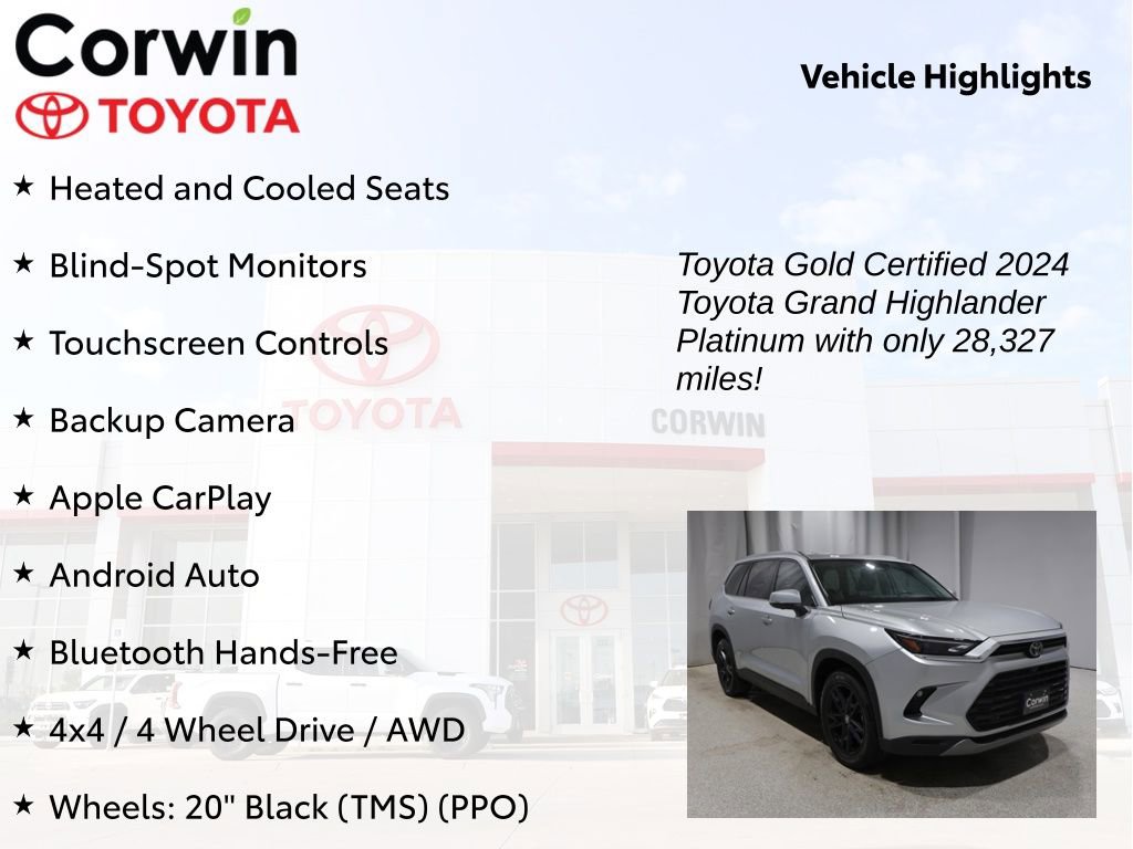 Certified 2024 Toyota Grand Highlander Platinum image 9