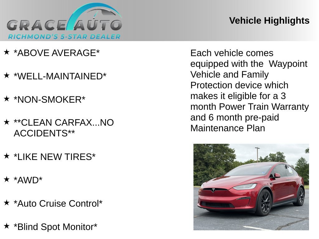 Used 2023 Tesla Model X AWD/4WD image 2