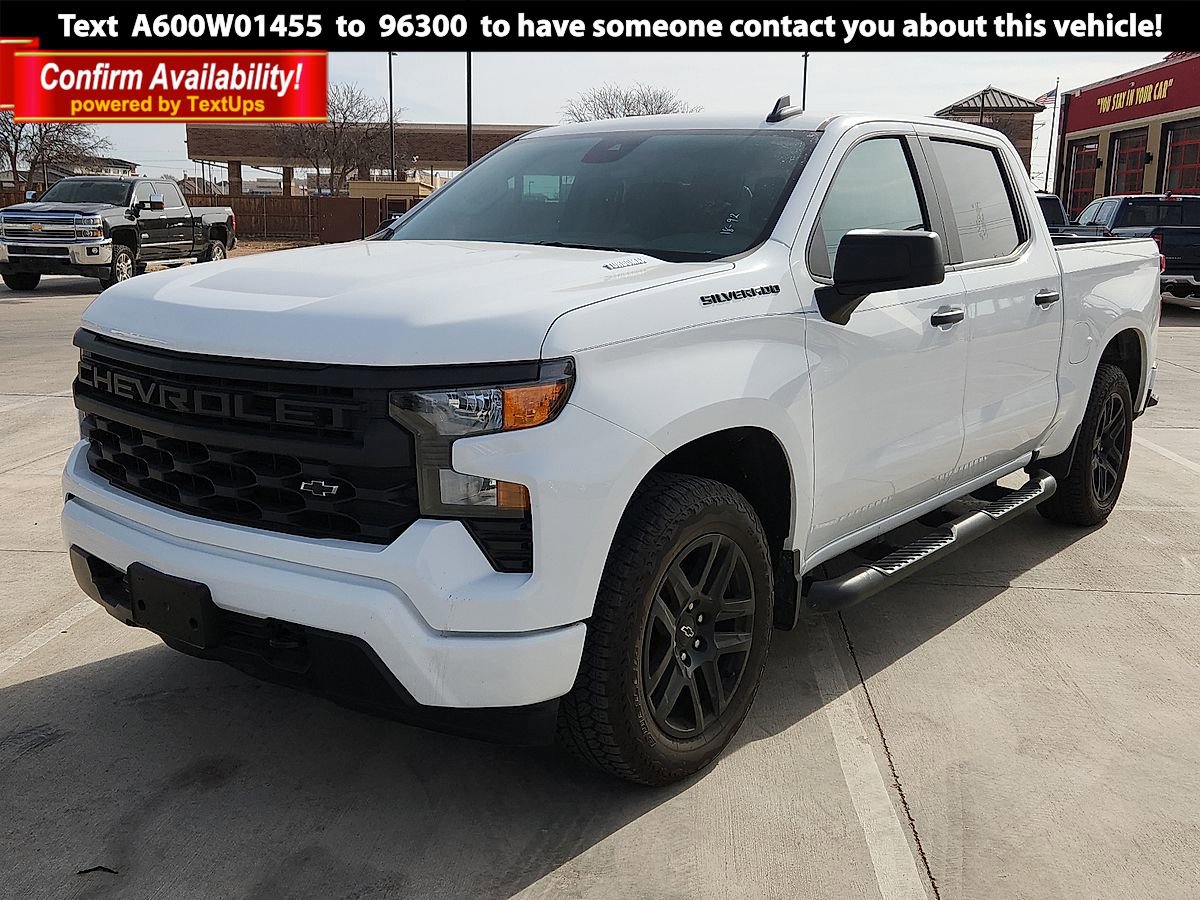 Used 2024 Chevrolet Silverado 1500 Custom w/ Turbomax Blackout Package image 1