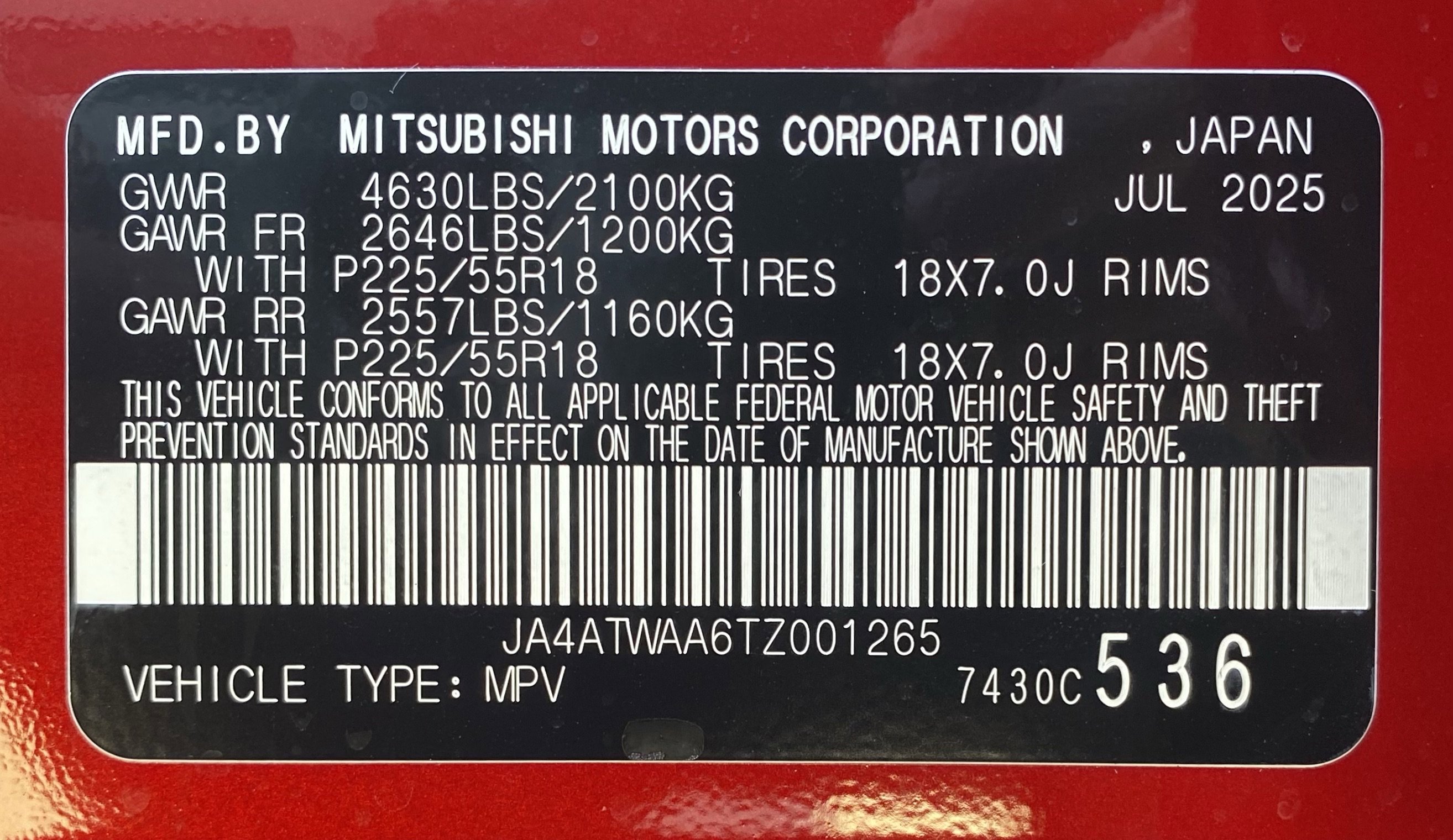 New 2026 Mitsubishi Eclipse Cross SE image 37