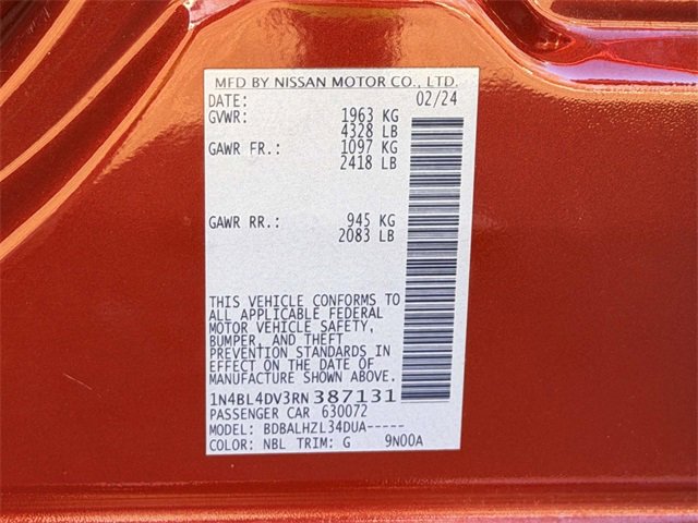 Used 2024 Nissan Altima 2.5 SV image 26