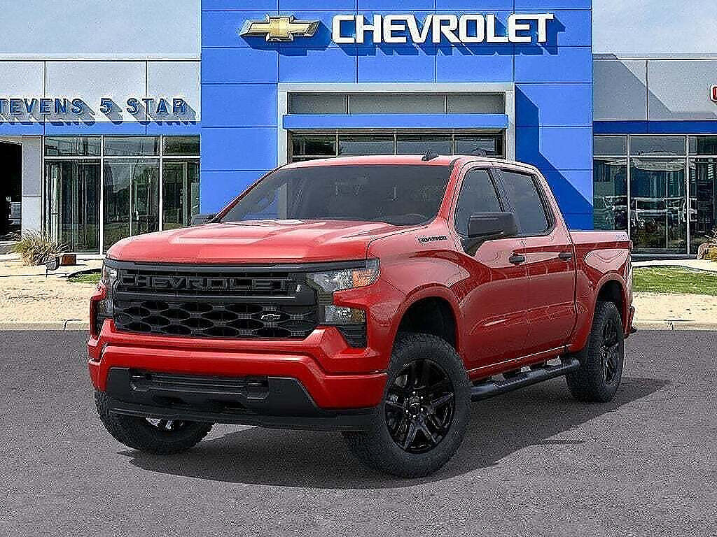 New 2026 Chevrolet Silverado 1500 Custom w/ Turbomax Blackout Package AWD/4WD image 6