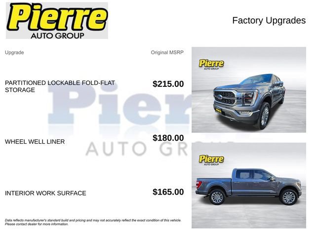 Used 2021 Ford F150 Platinum w/ Equipment Group 701A High image 15