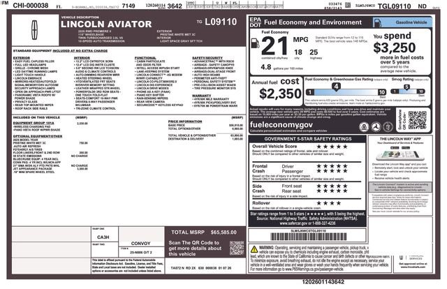 New 2026 Lincoln Aviator 2WD w/ Jet Appearance Package image 4