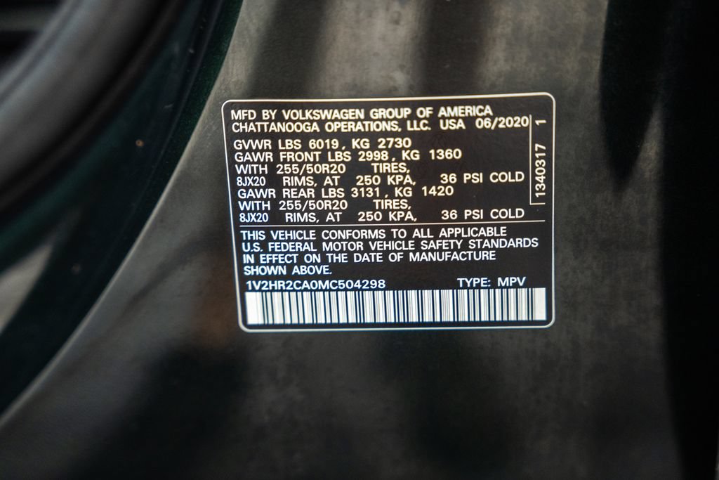 Used 2021 Volkswagen Atlas SE AWD/4WD image 37
