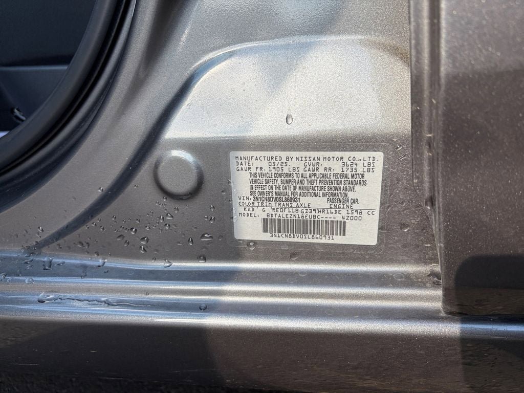Used 2025 Nissan Versa S w/ S Plus Package FWD image 31