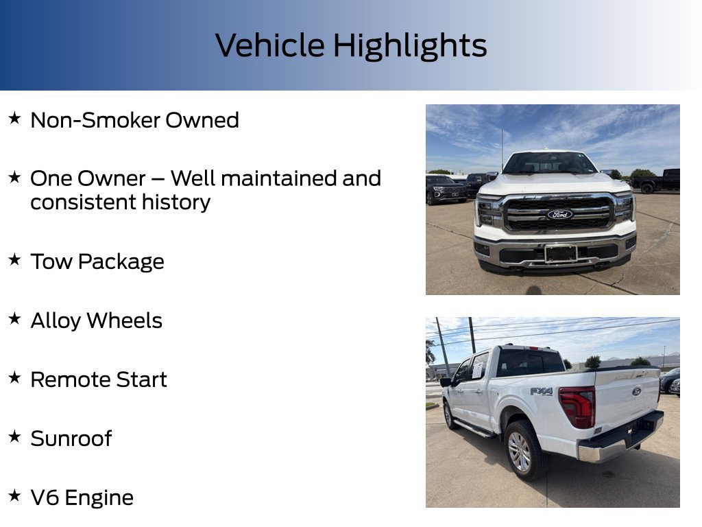 Used 2025 Ford F150 Lariat w/ Equipment Group 501A Mid AWD/4WD image 12