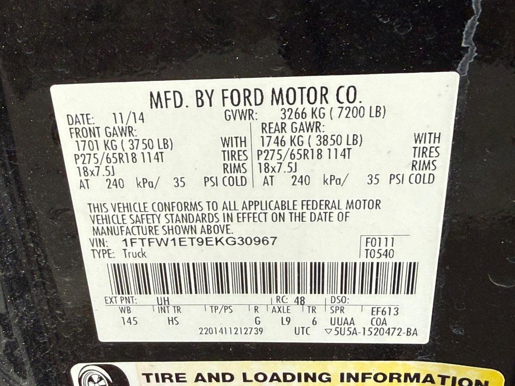 Used 2014 Ford F150 Lariat w/ Equipment Group 502A Luxury image 24