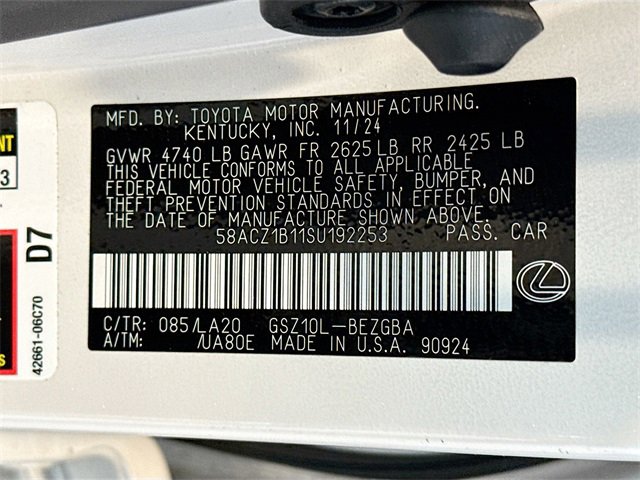 Used 2025 Lexus ES 350 350 image 26