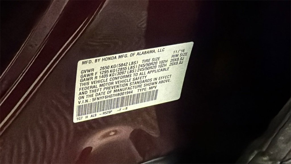 Used 2017 Honda Pilot Elite image 39