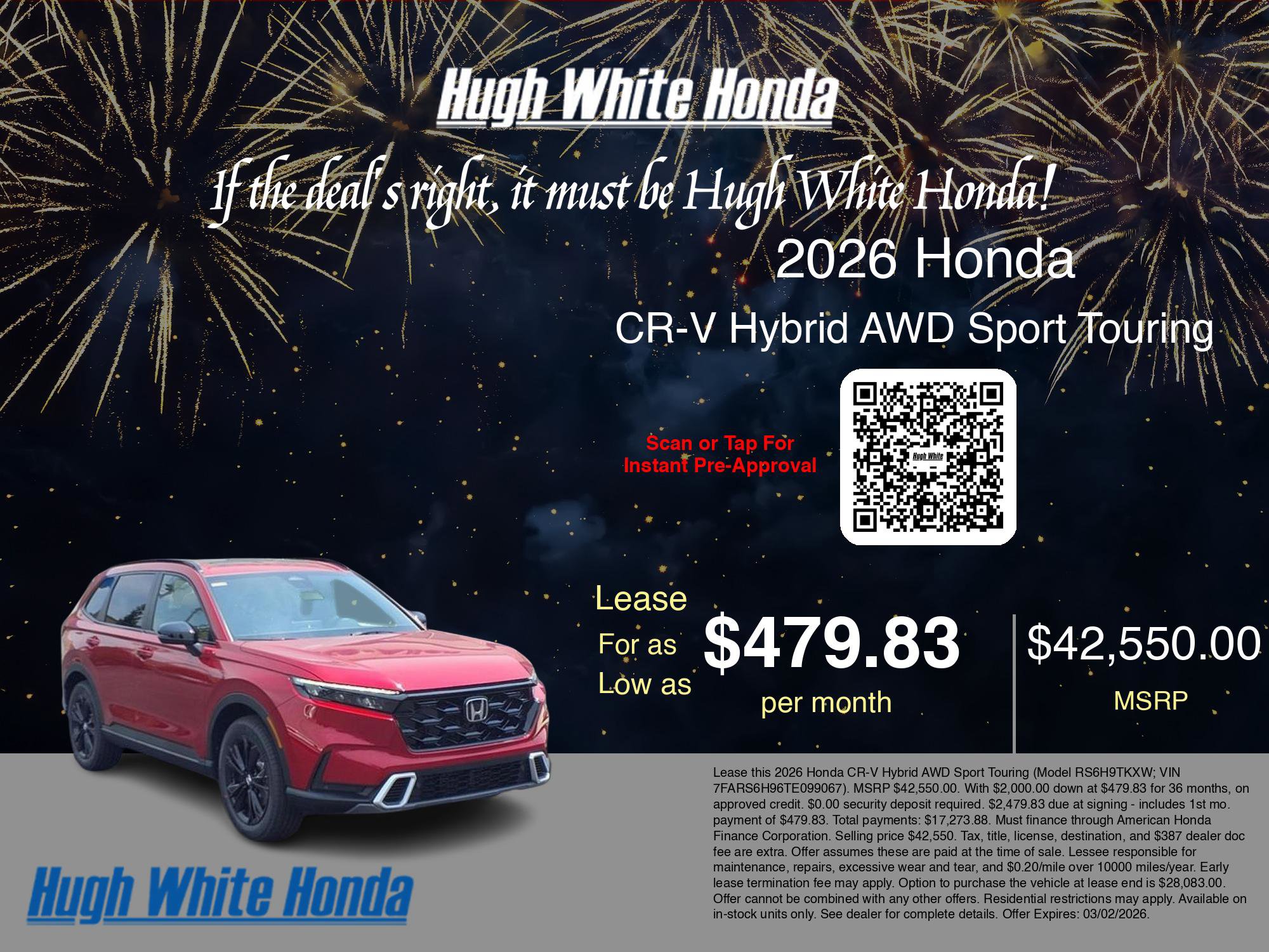 New 2026 Honda CR-V Sport Touring image 3