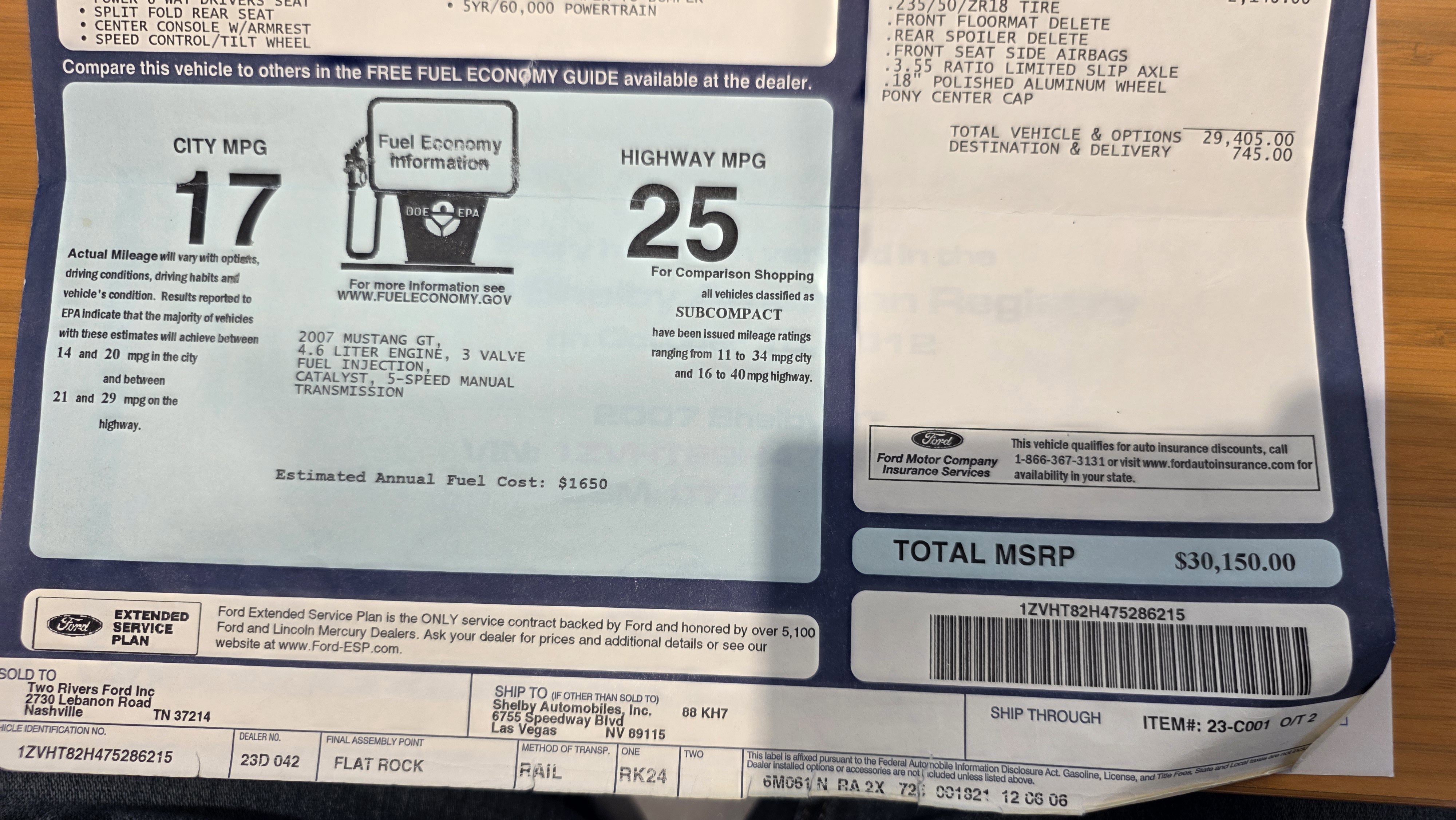 Used 2007 Ford Mustang GT image 75